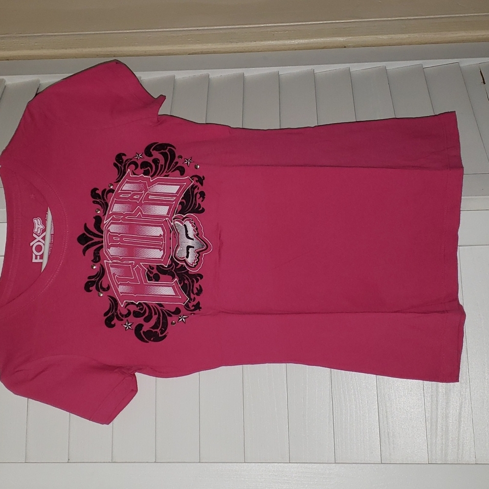 Fox round neck tee